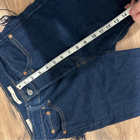 Levi's Wedgie Straight Jeans No Man's Land Fringe - Picture 12 of 16